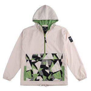 Men's Lightweight Windbreaker Stylish Colorways Hoodie Size L